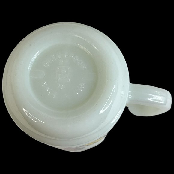 Mickey Mouse Milk Glass Mug Walt Disney PEPSI Collector Series Anchor Hocking - Picture 7 of 9